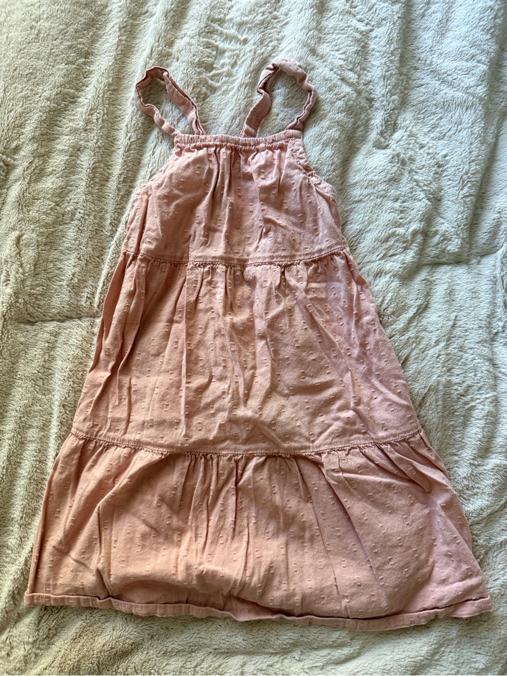 Old Navy Light Pink Tiered Sundress with Ruffled Straps